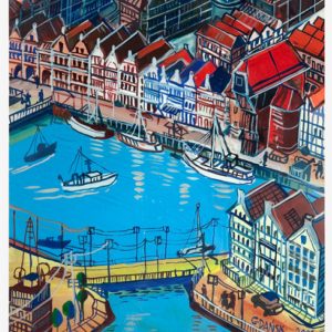 Edward Dwurnik, Gdańsk 2008, EA 1/2, 30 × 25 cm, inkografia