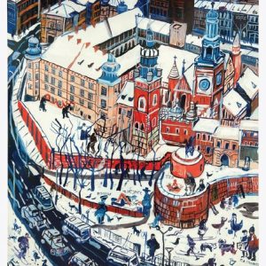 Edward Dwurnik, Wawel, EA 1/2, 60 × 48,5 cm, inkografia