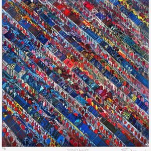 Edward Dwurnik - Żoliborz, EA 2/2 60 × 60 cm, inkografia