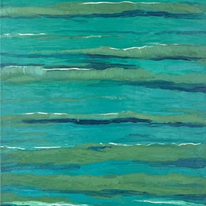 Edward Dwurnik - Obraz nr 91 (nr końcowy 1925), cykl XX Błękitny, 1993, 146 x 97 cm, olej na płótnie